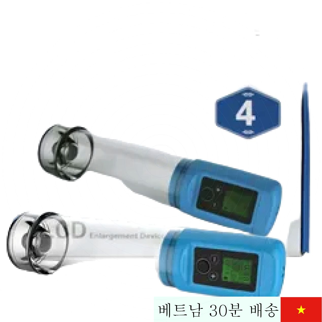 자동 진공 음경 펌프 LCD 디스플레이 빠른 확장 