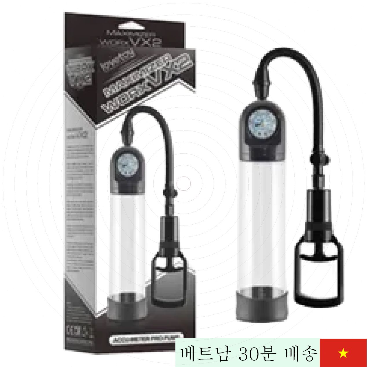 워즈 VX2 음경 트레이너 압력측정 효과 높은 휴대용 