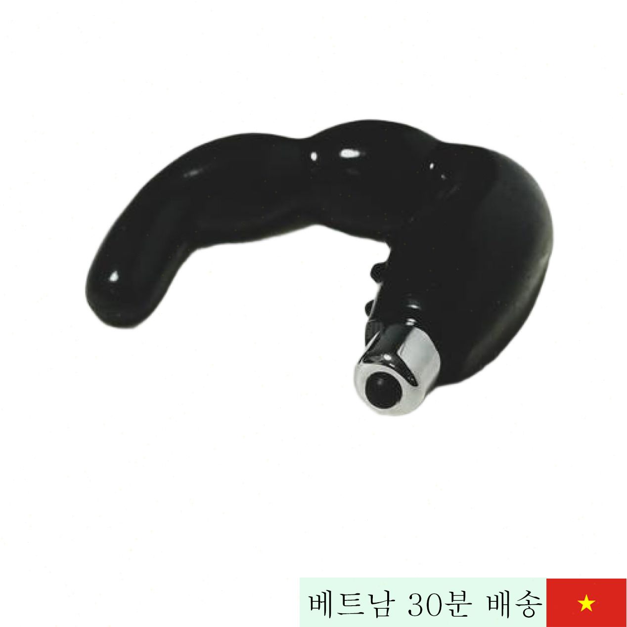 Baile C자형 항문 진동기 톱니 모형 강력 자극 