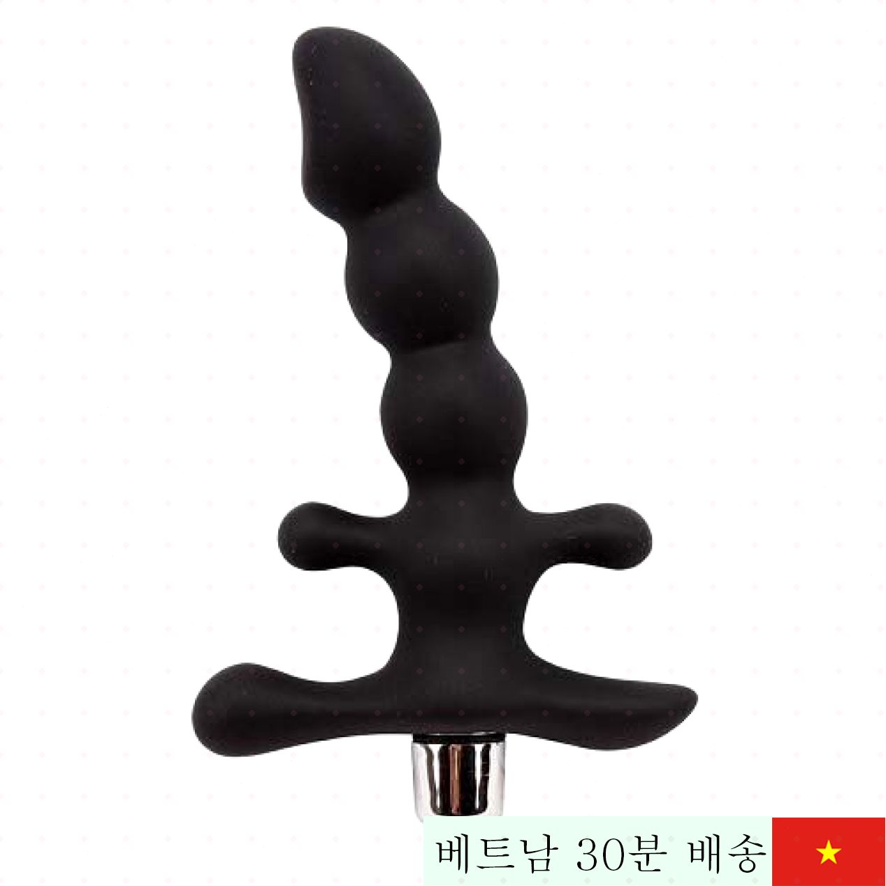 Black Mont 항문 마사지기 실리콘 방수 진동 기능 