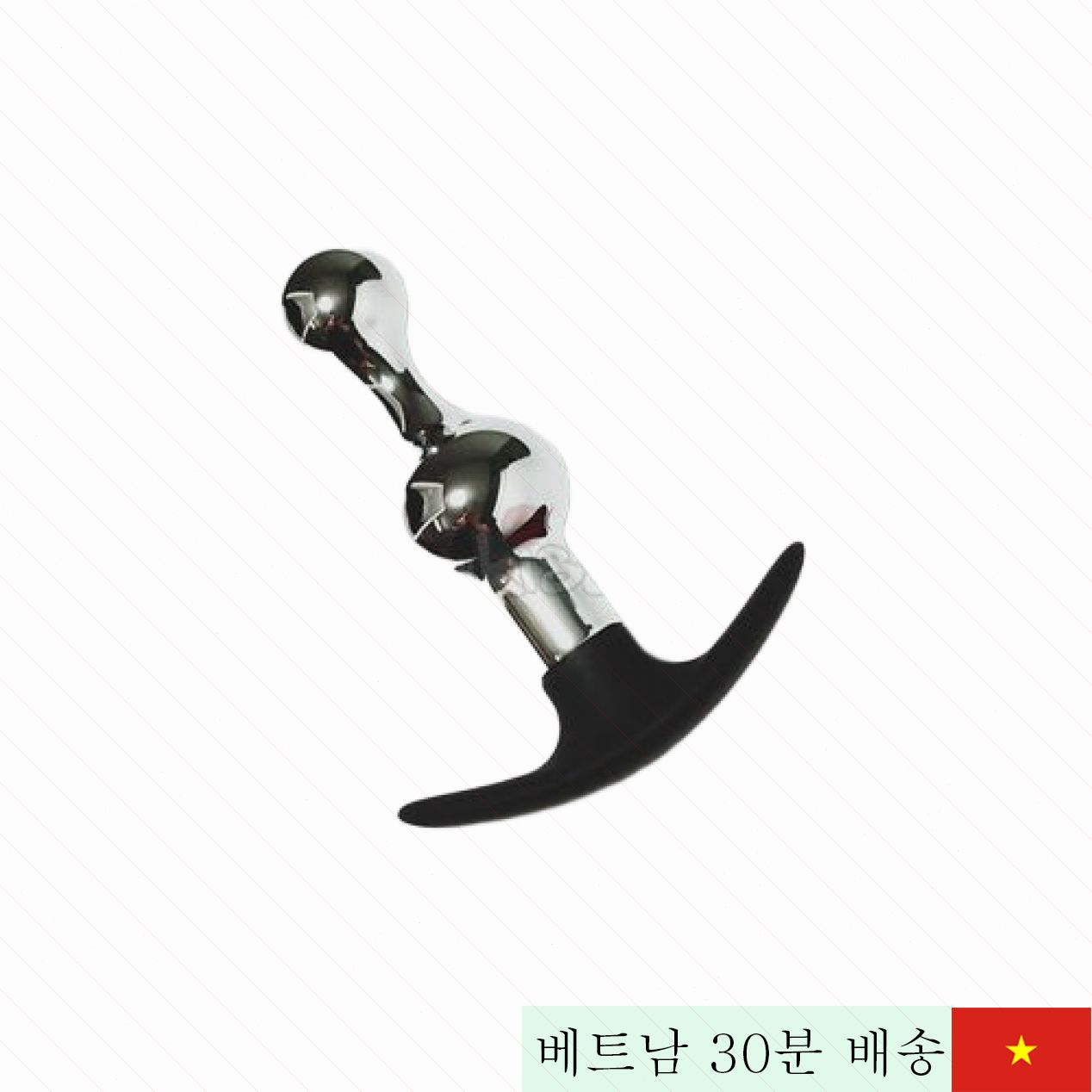 닻 모양 금속 항문 플러그 게용 마사지 토이 