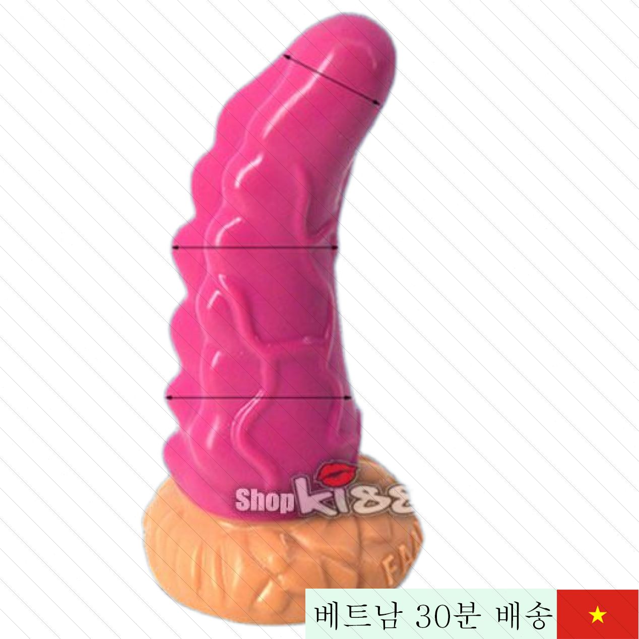 실리콘 마감 고무 뿔 항문 마사지기 동성애자용 안전 자극 