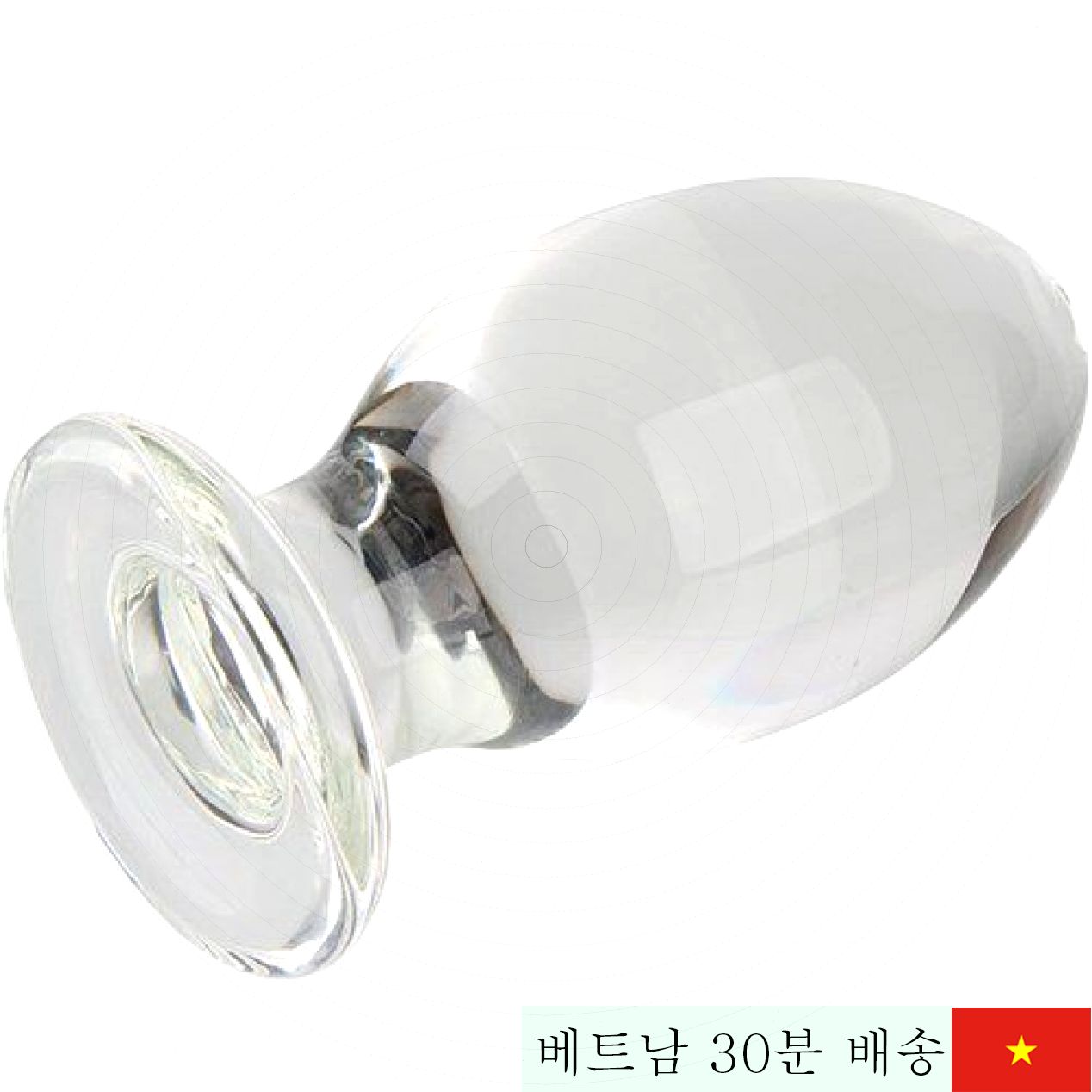 대형 유리 항문 플러그 남녀 공용 섹스 토이 