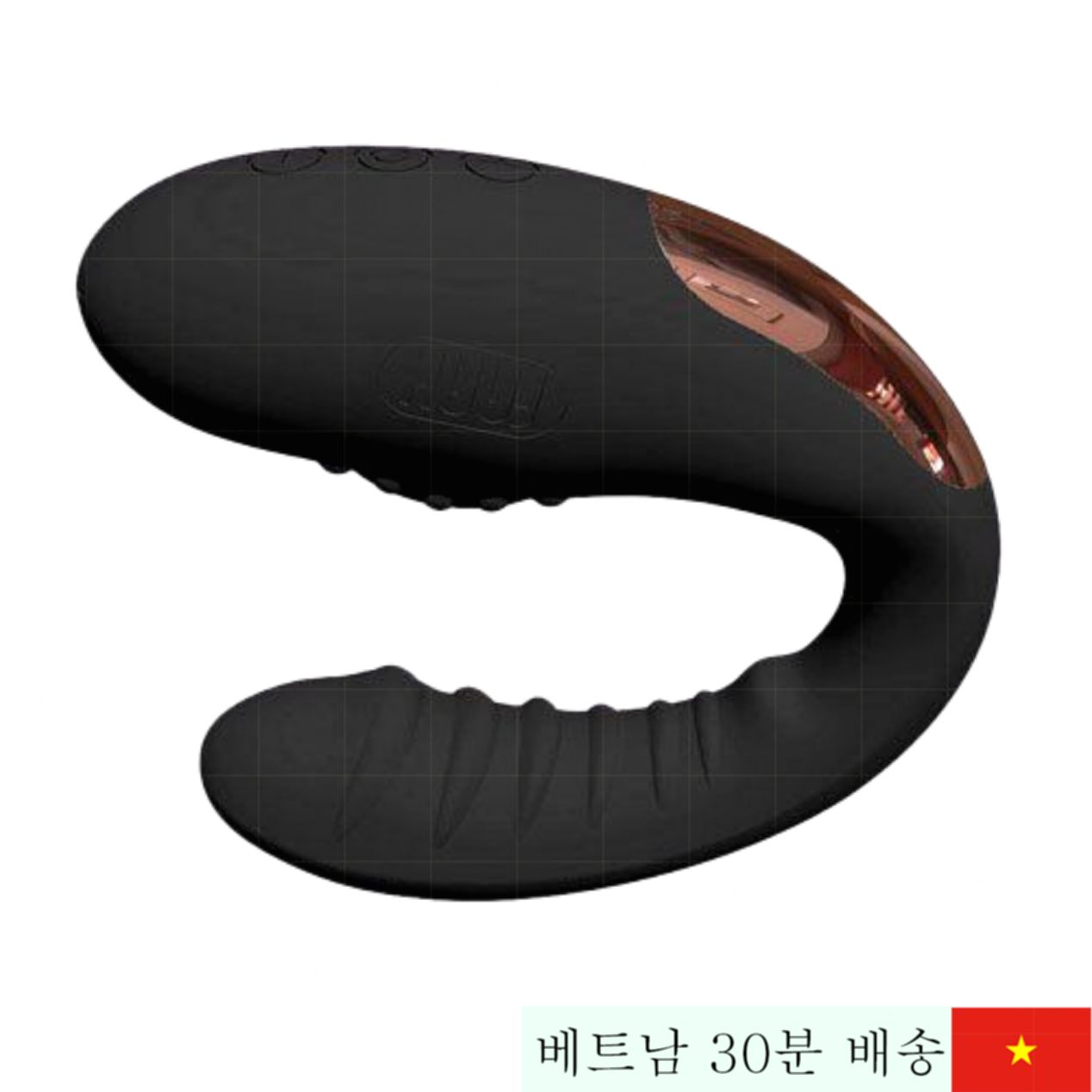 Faak 이중 U자 진동기 항문 G-스팟 마사지 고감도 섹스용 