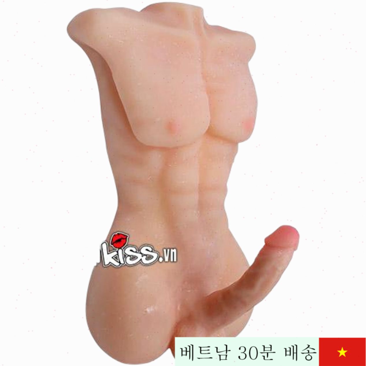 남성 실리콘 반신 인형 고품질 재질 실감 생생 