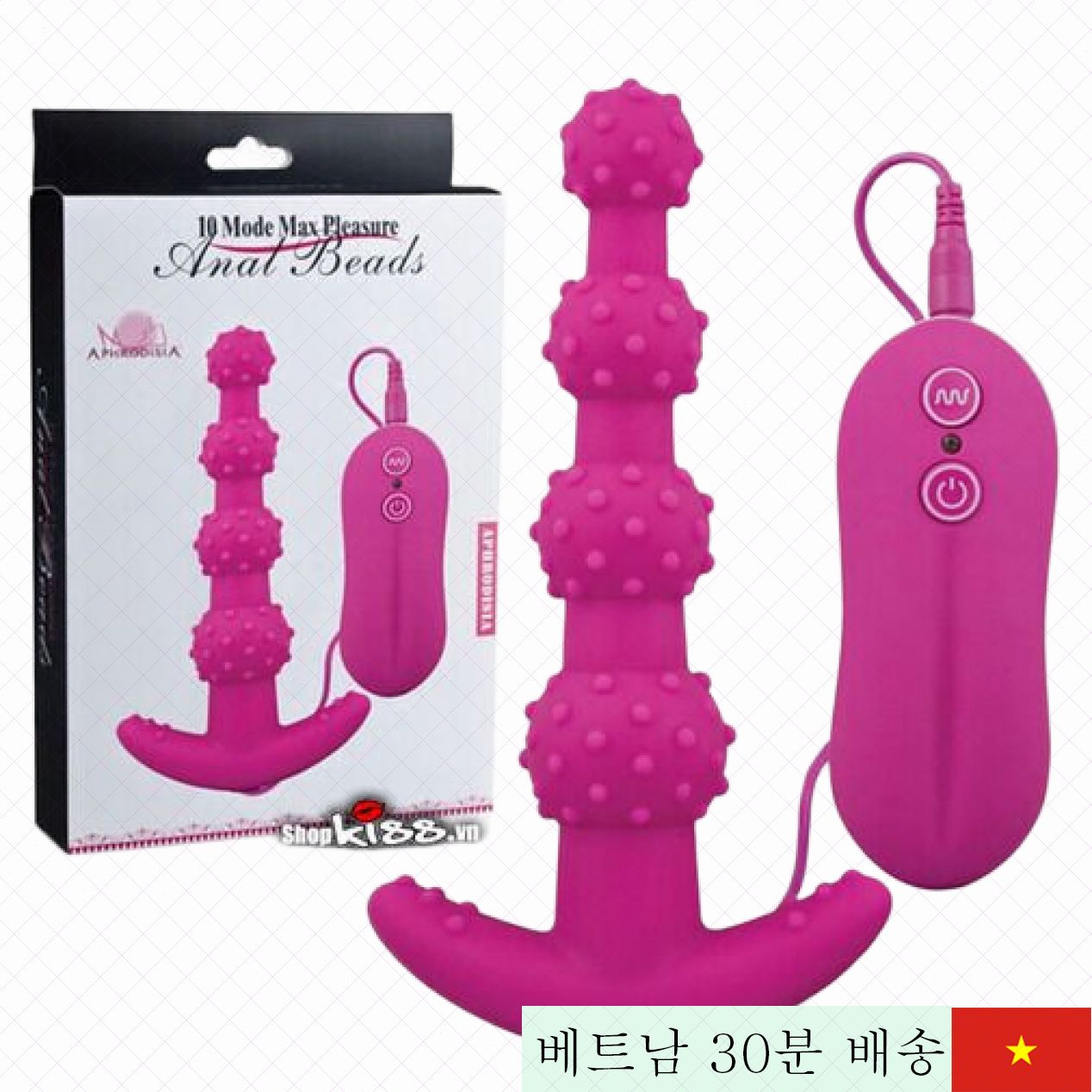 부드러운 가시 후방 마사지 강렬 진동 ABS 실리콘 소재 