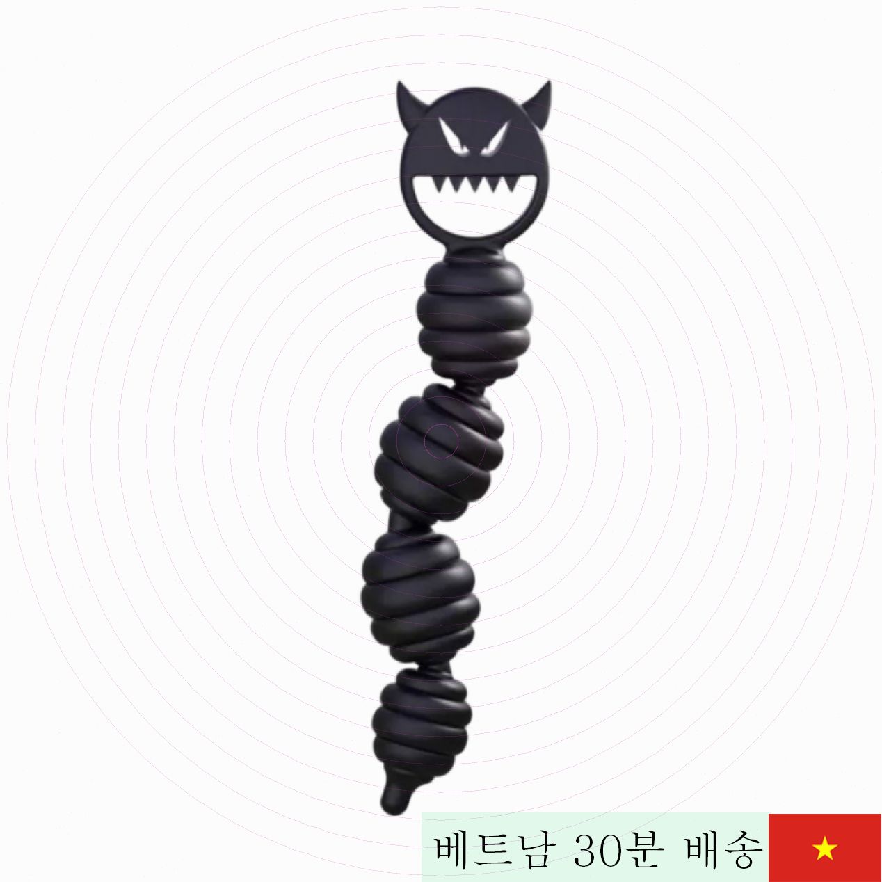 렛튼 데빌 17cm 항문 자극 비드 체인 새로운 감각 