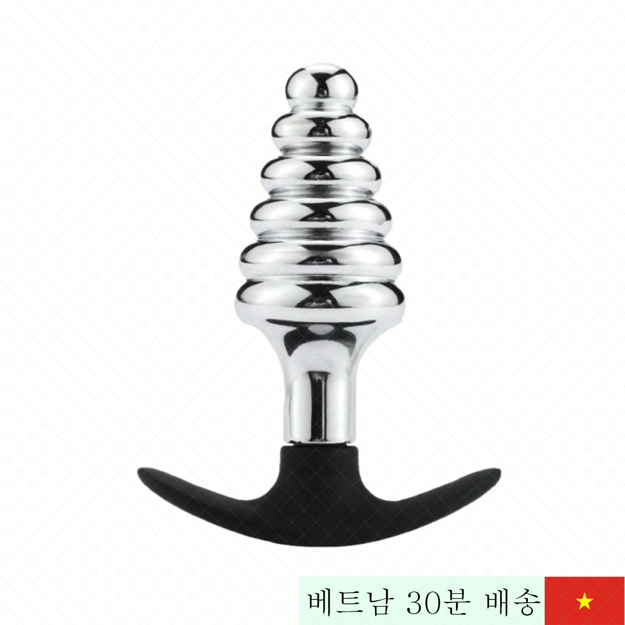 고급 인산염 스테인리스 항문 플러그 6단계 