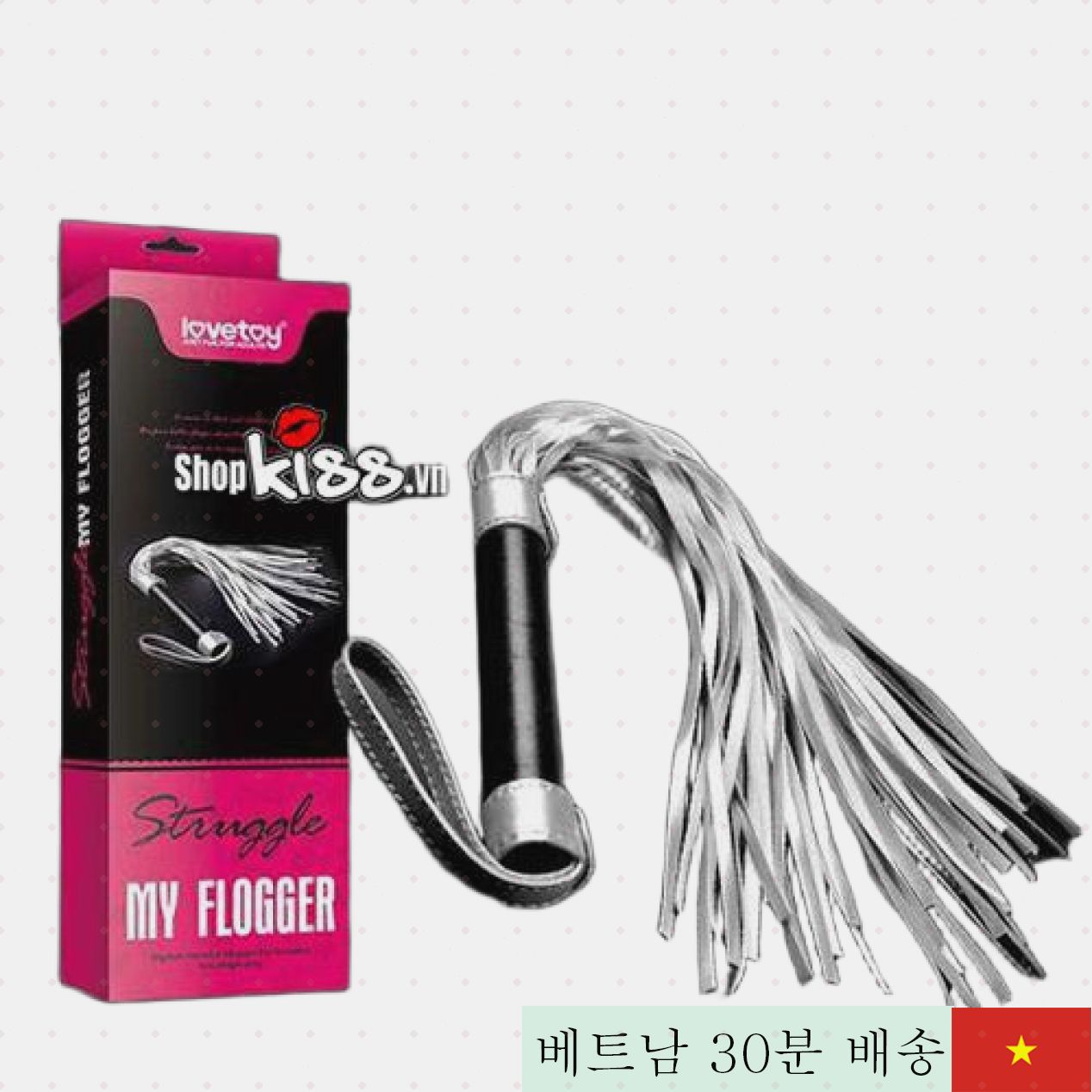 부드러운 가죽 채찍 Lovetoy BDSM 강렬한 쾌감 선사 