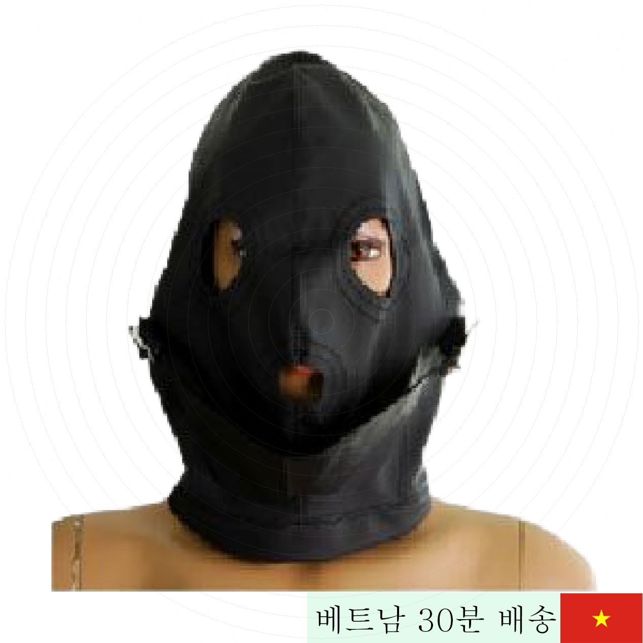 풀 헤드 가죽 남성용 마스크 세트 BDSM 클럽 인기 