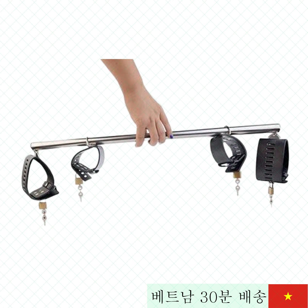 스틸 수갑 BDSM 구속용 튼튼 부드러운 가죽 쿠션 처리 