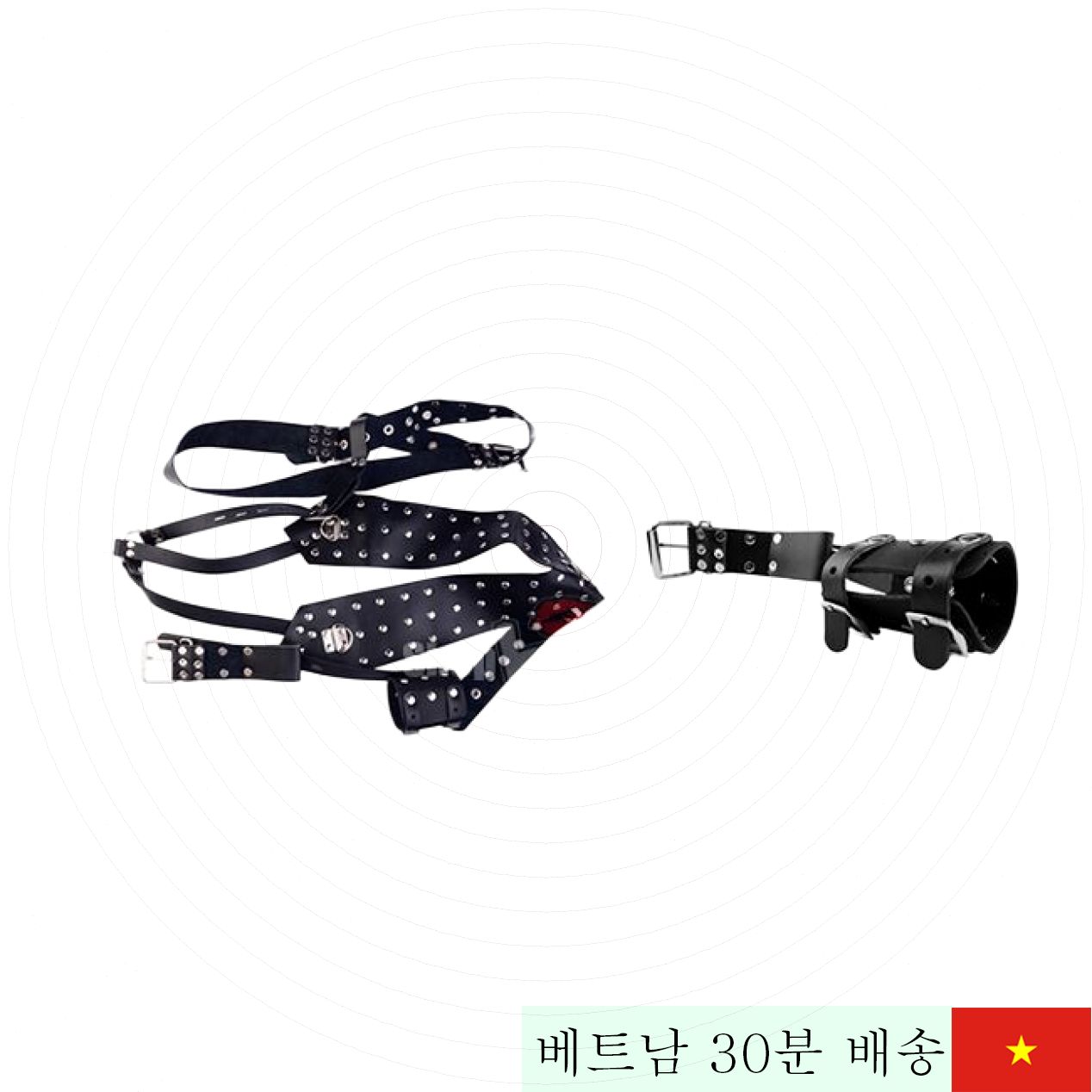 고급 가죽 묶음 세트 고강도 BDSM 자극 완벽 