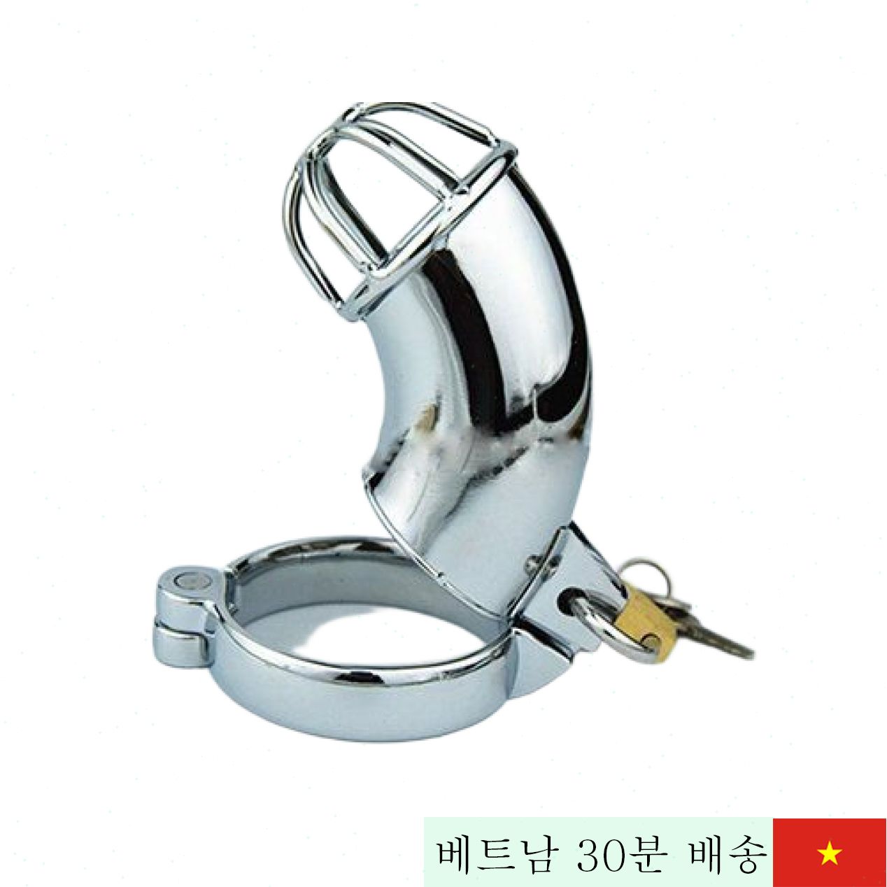 스테인리스 강 음경 고리 성인용 BDSM 러브 토이 