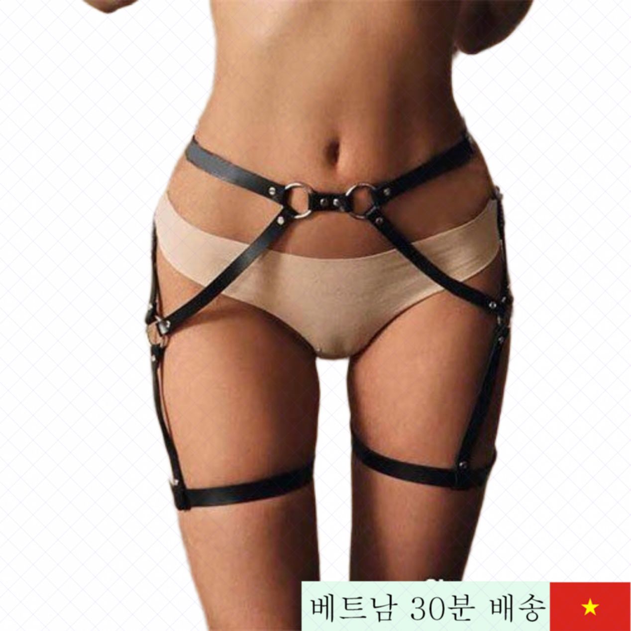 Garter BZ13F 가죽 허벅지 스트랩, 섹시 코스프레 아이템 