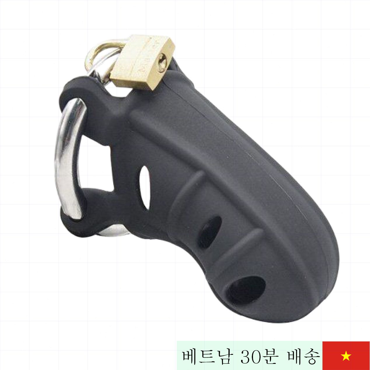 소프트 실리콘 페니스 케이지 BDSM 고정용 남성 쾌감 장치 