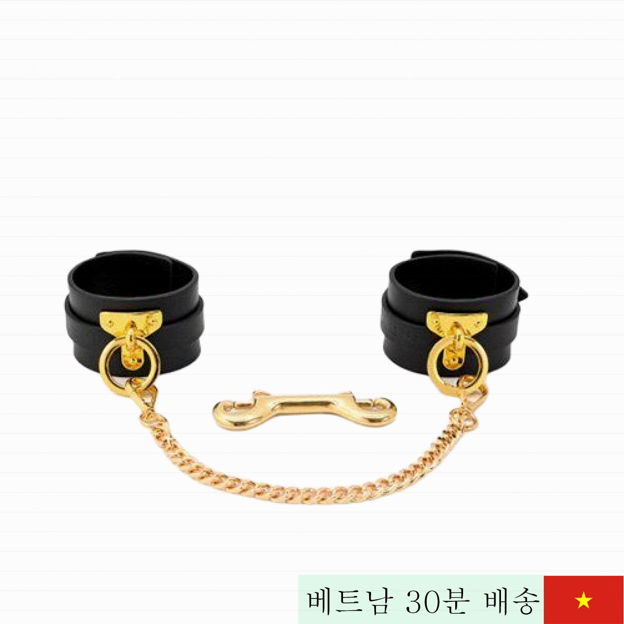 프리미엄 가죽 BDSM 플레이 세트 손목 발목 묶기 