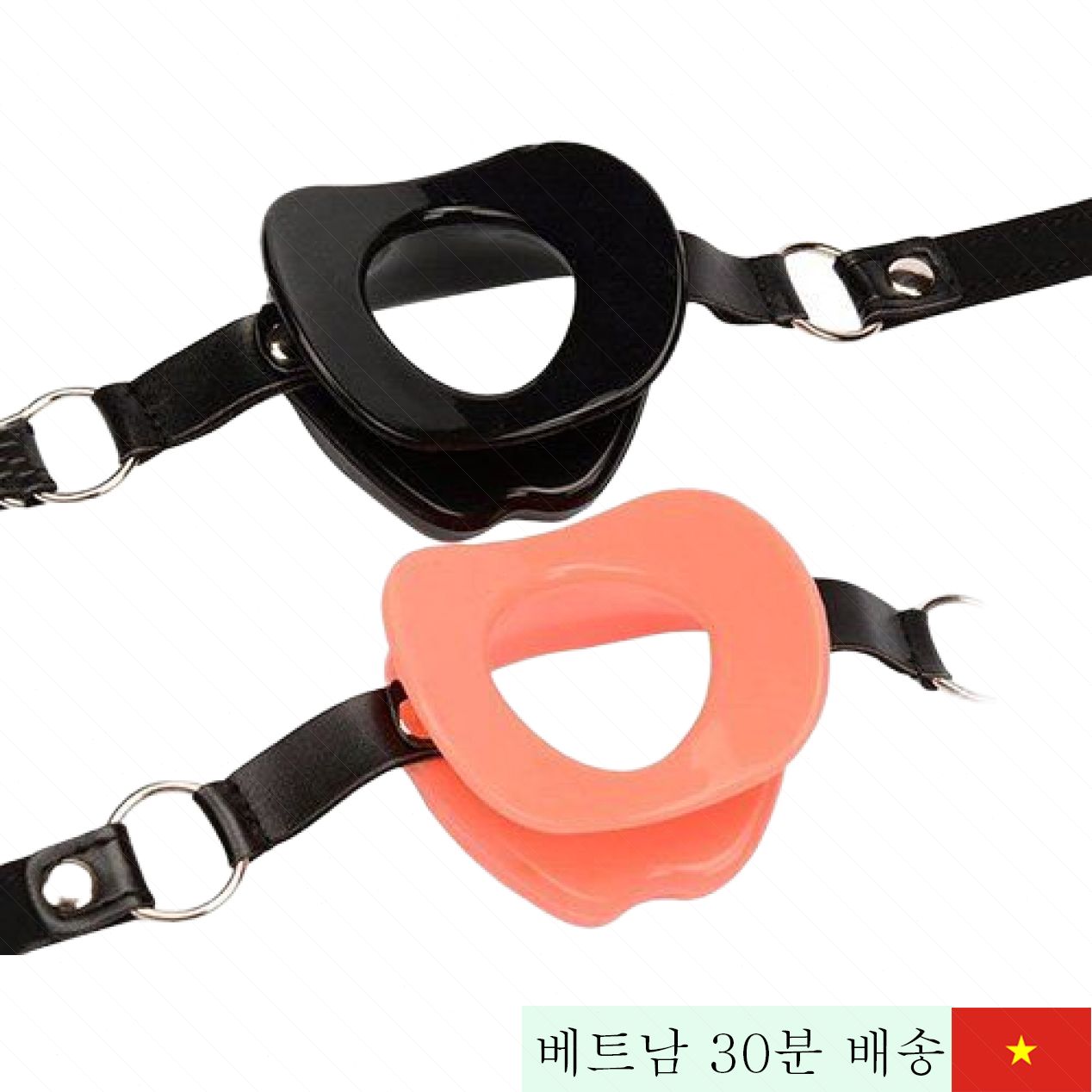 입술형 BDSM 구속구 오럴 섹스 자극 커플 성인용품 