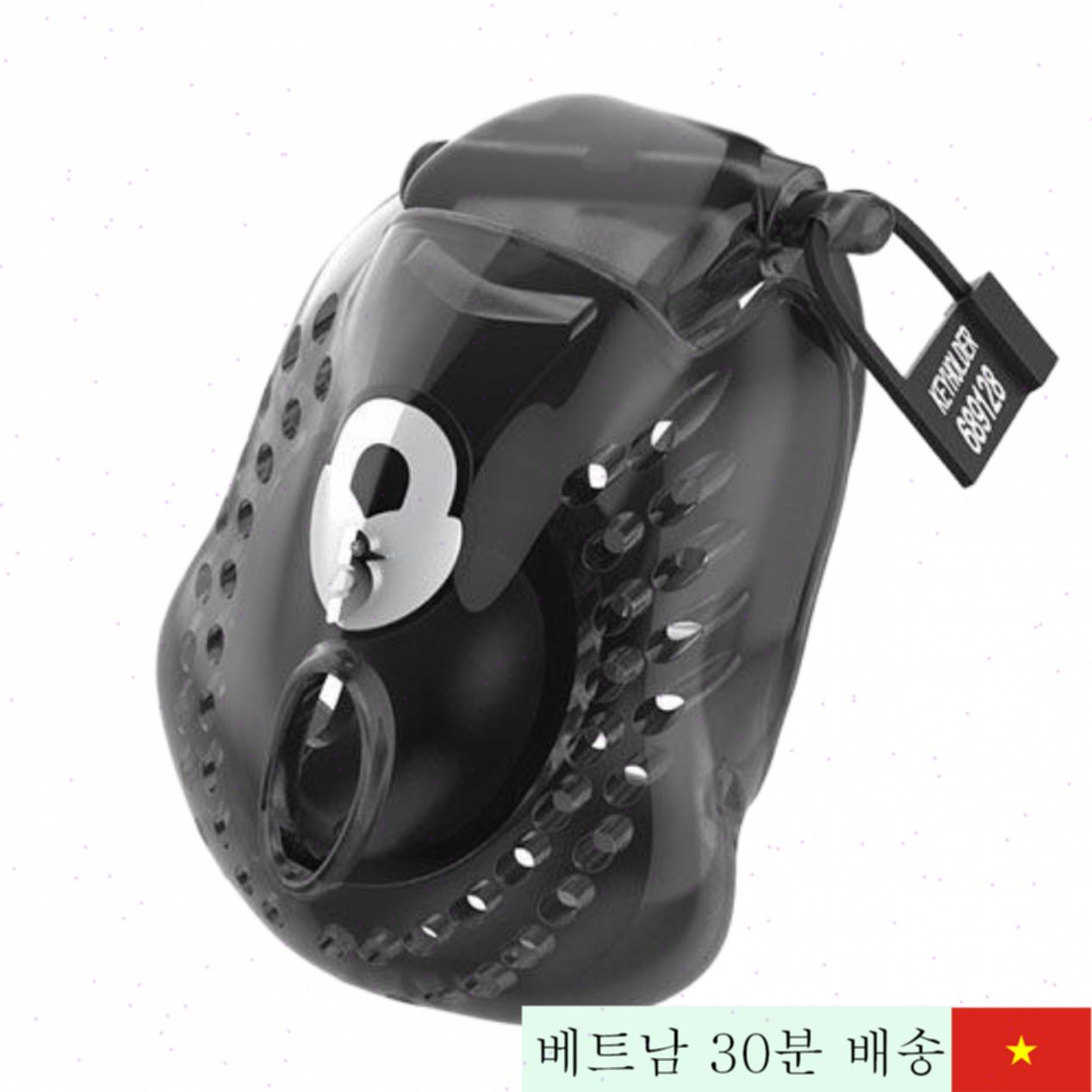 투명 PC 고급 남성 잠금기 섹스토이 BDSM 용품 