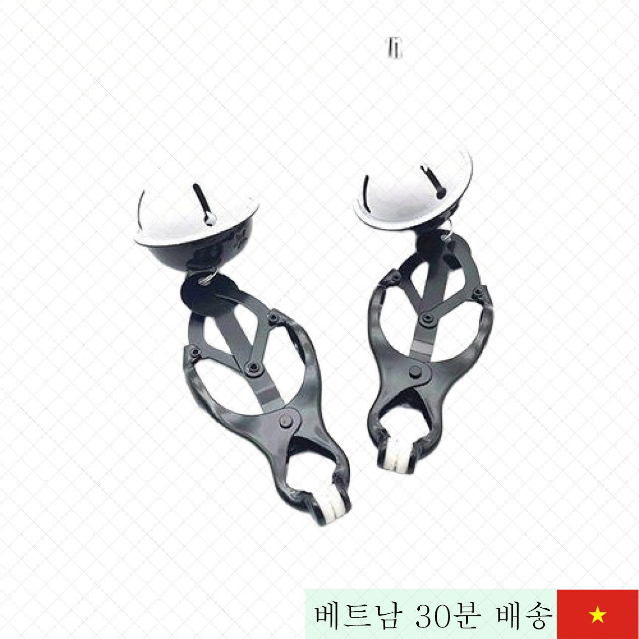 BZ09F 음순 진동 벨 달린 니플 클램프 