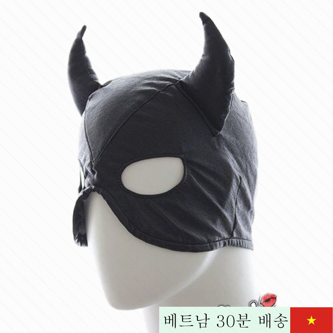 반쪽 악마 가면 BDSM 섹스 용품 새로운 쾌감 디자인 