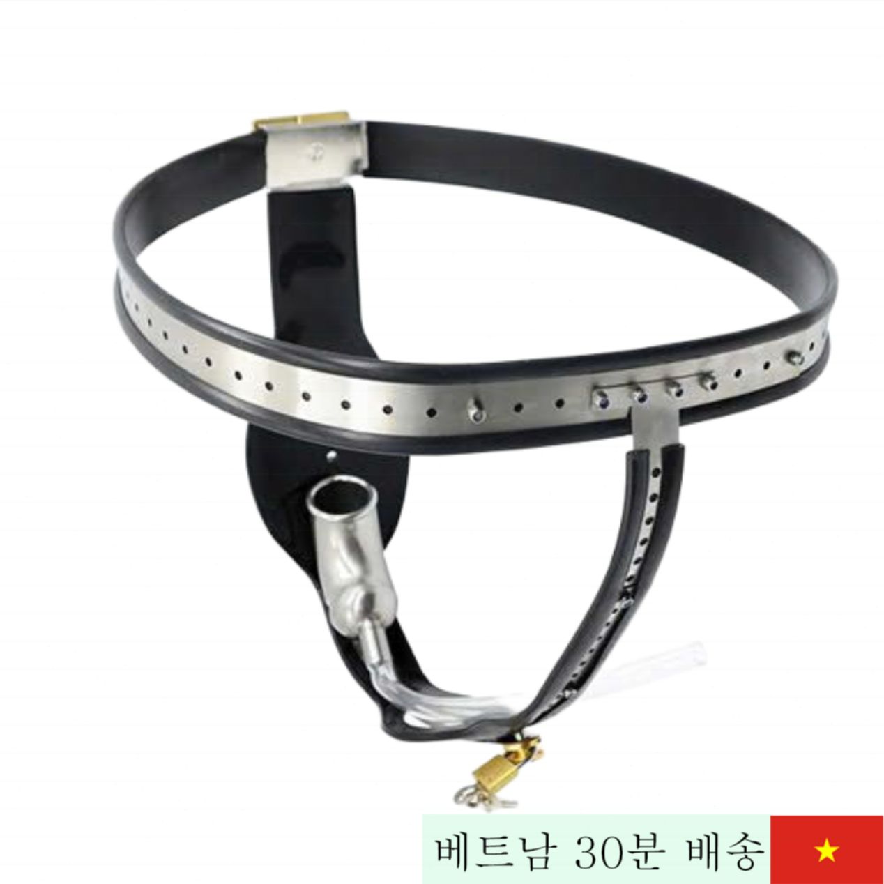 남성용 T형 스테인리스 순결 벨트 BDSM 커플 자극용 