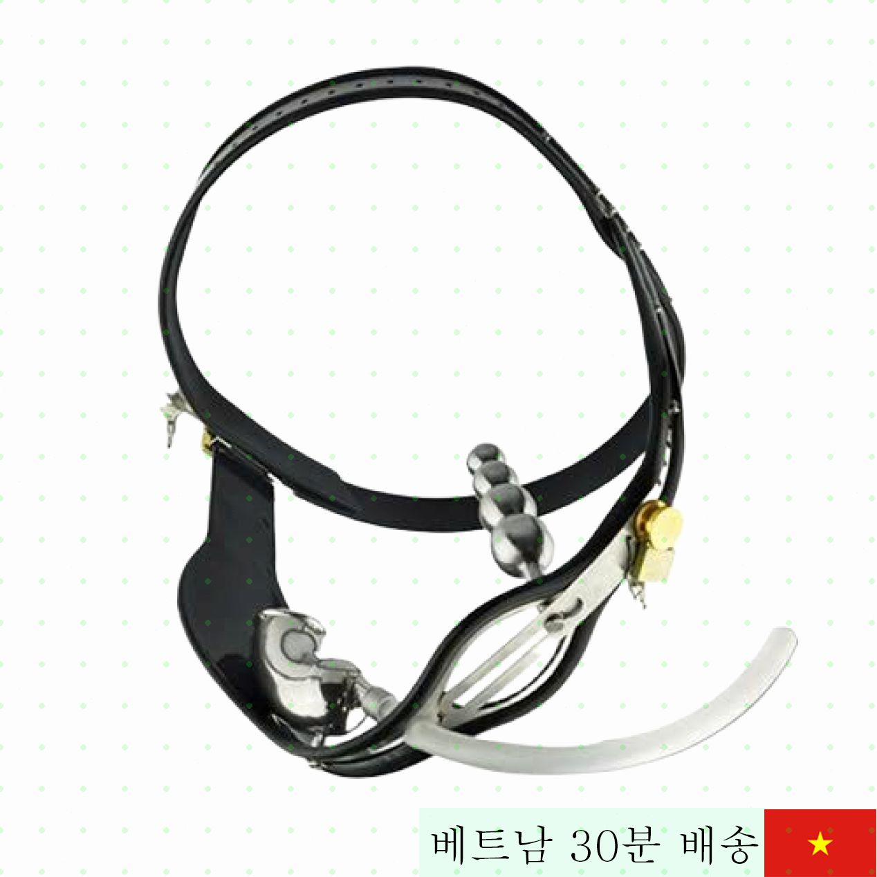 T자형 남성 금속 잠금 장치 후방 플러그 BDSM 