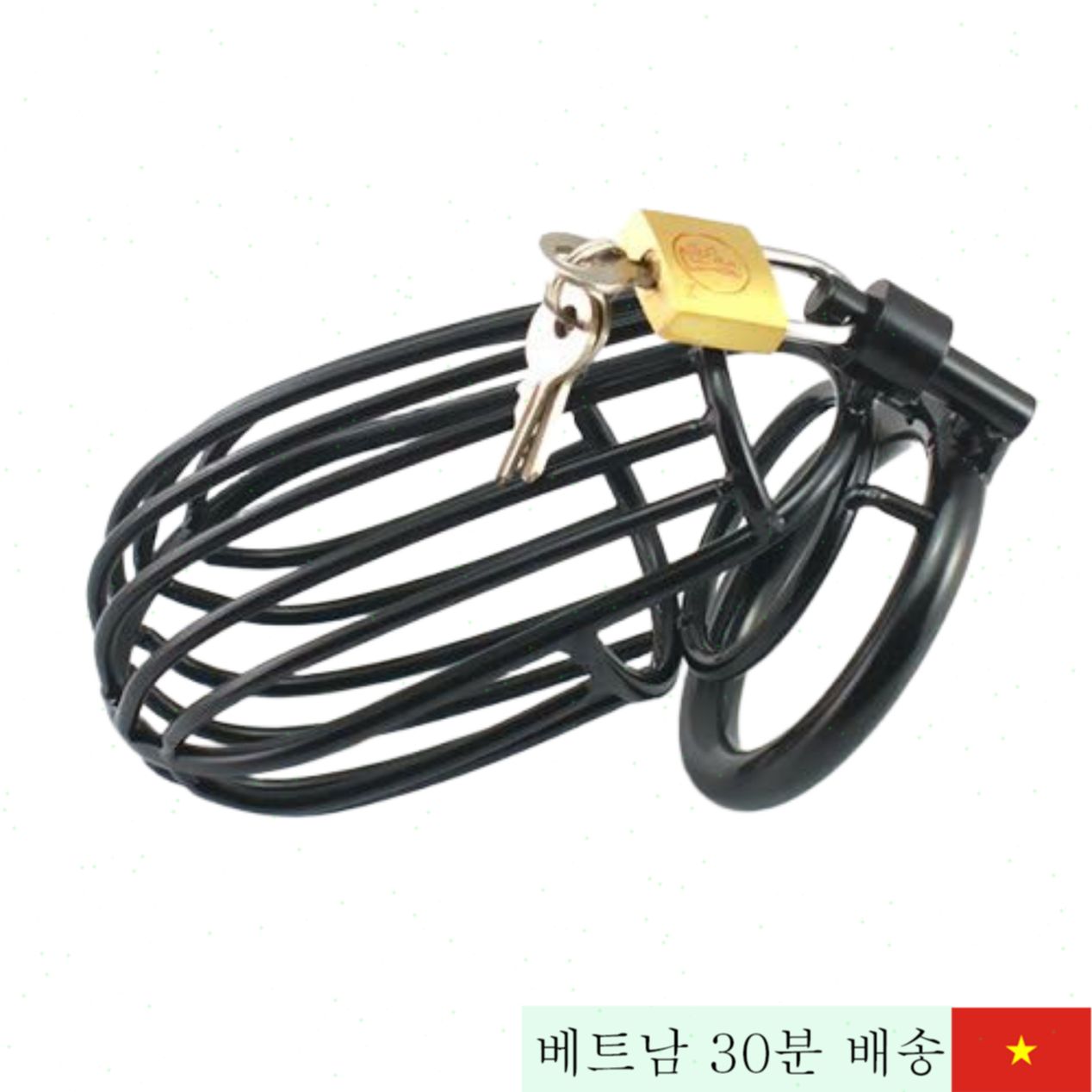 스테인리스 남성 성기 잠금장치 BDSM용 쾌감 극대화 