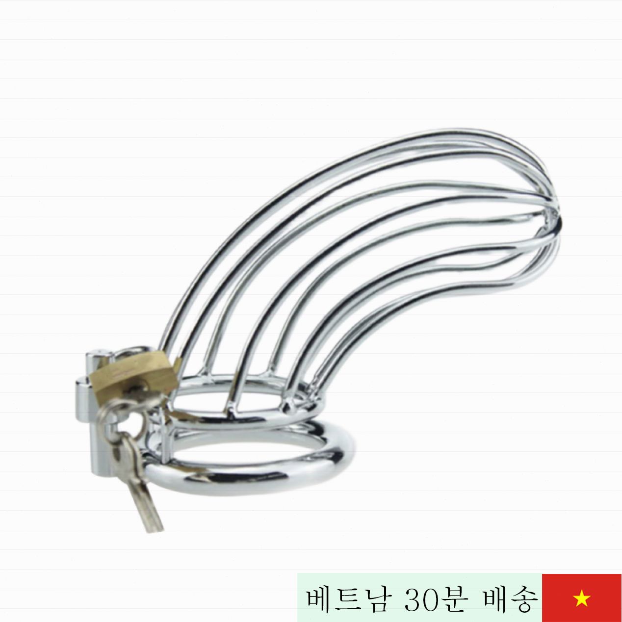 고급 스테인리스 남성 잠금장치 Va2 자위 보조 