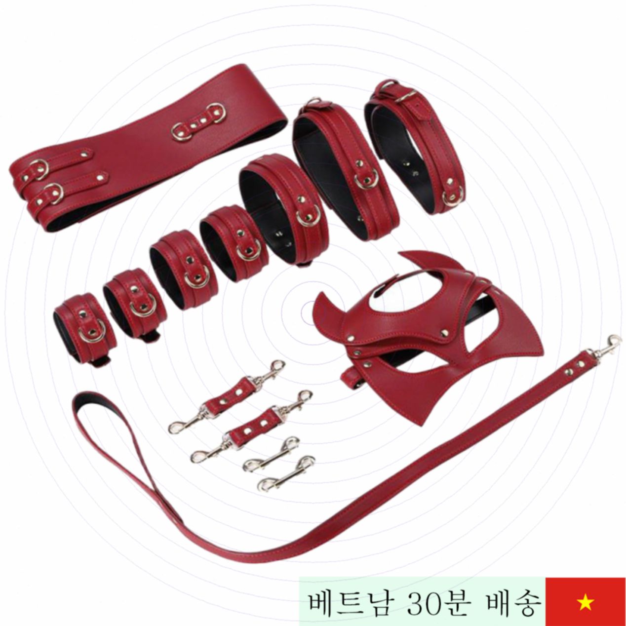 BDSM 레드 키트 부부용 실내 섹스 신선한 경험 