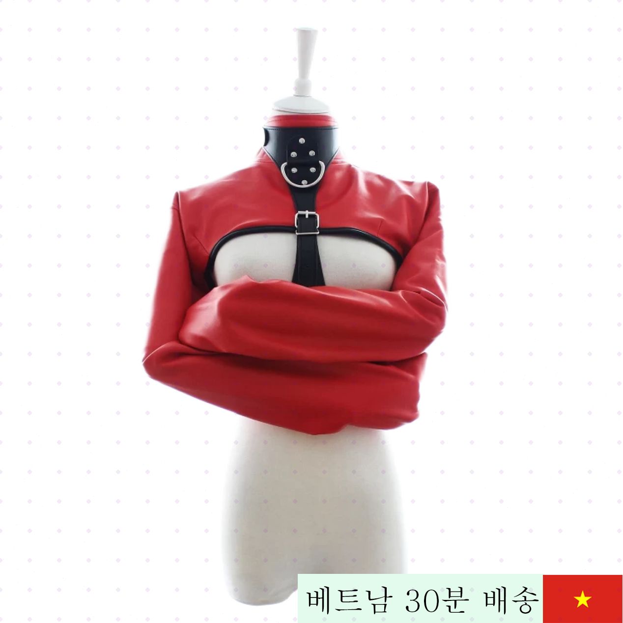 프리미엄 BDSM 가죽 수갑 세트 패셔너블 섹스용 