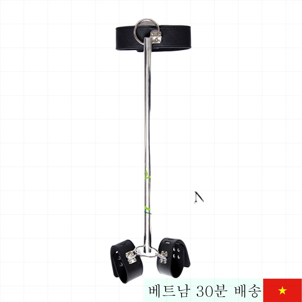 BDSM 수갑 목걸이 고정봉 포함 부드러운 소재 