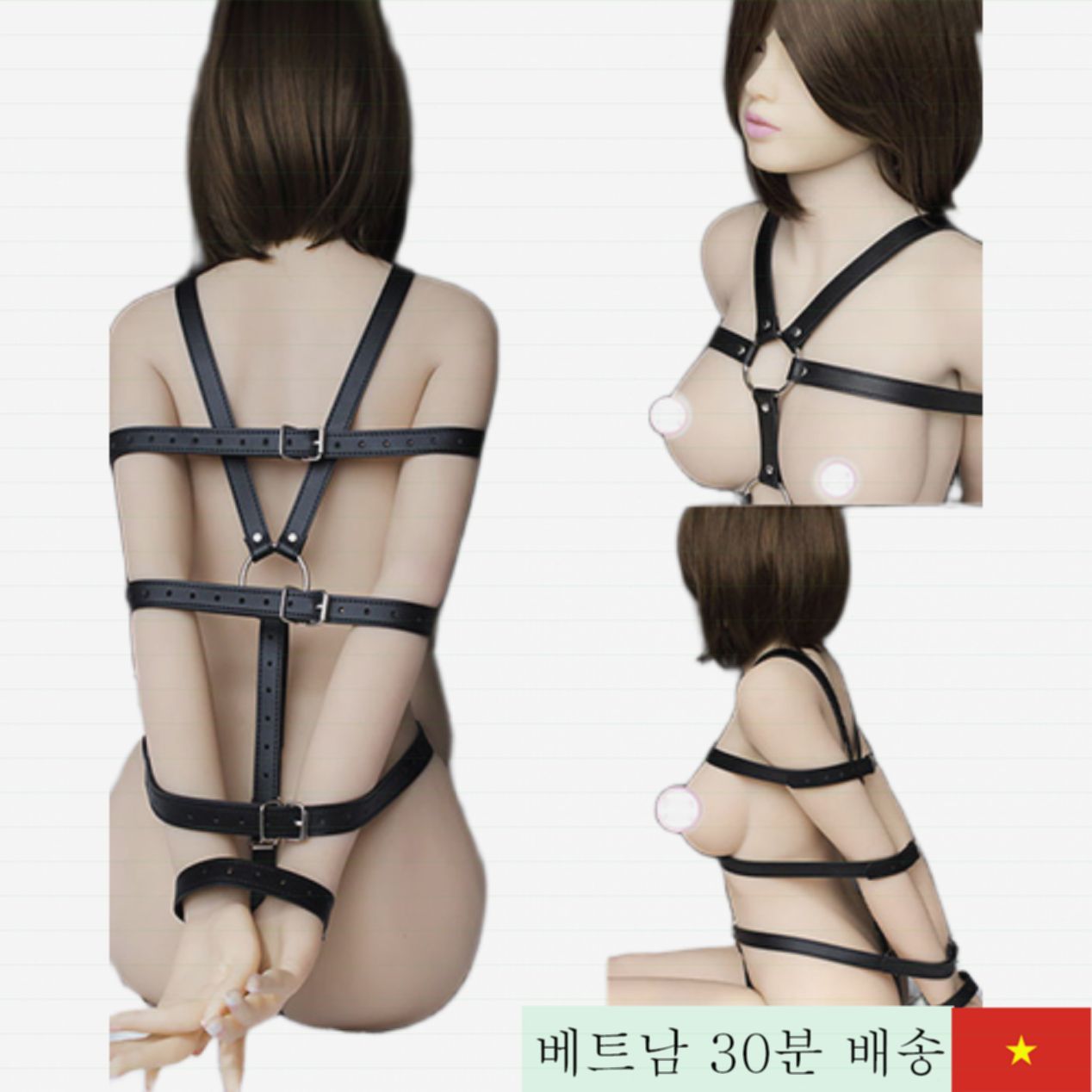 BDSM 전신 결박 세트 섹시하고 자극적인 매혹적 디자인 